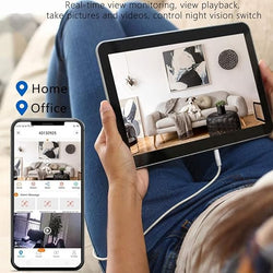 A9 Mini Camera Wireless WiFi Network Monitor Security Camera HD 1080P Night Vision for Car Home Office Black, one size