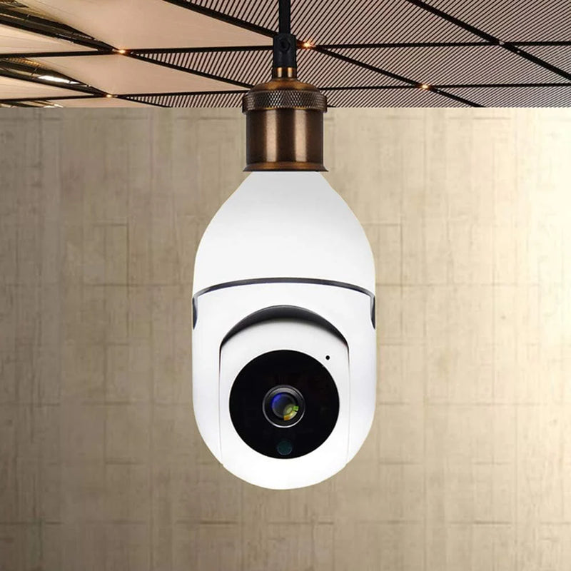 Open media 1 in modal  Open media 2 in modal  Open media 3 in modal Mini Indoor PTZ Wifi IP Camera With E27 Bulb Socket Easy Install Two Way Talk Remote Control By APP Ycc365plus