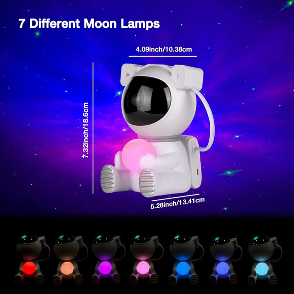 Galaxy Projector Star Night Light with Moon Lamp
